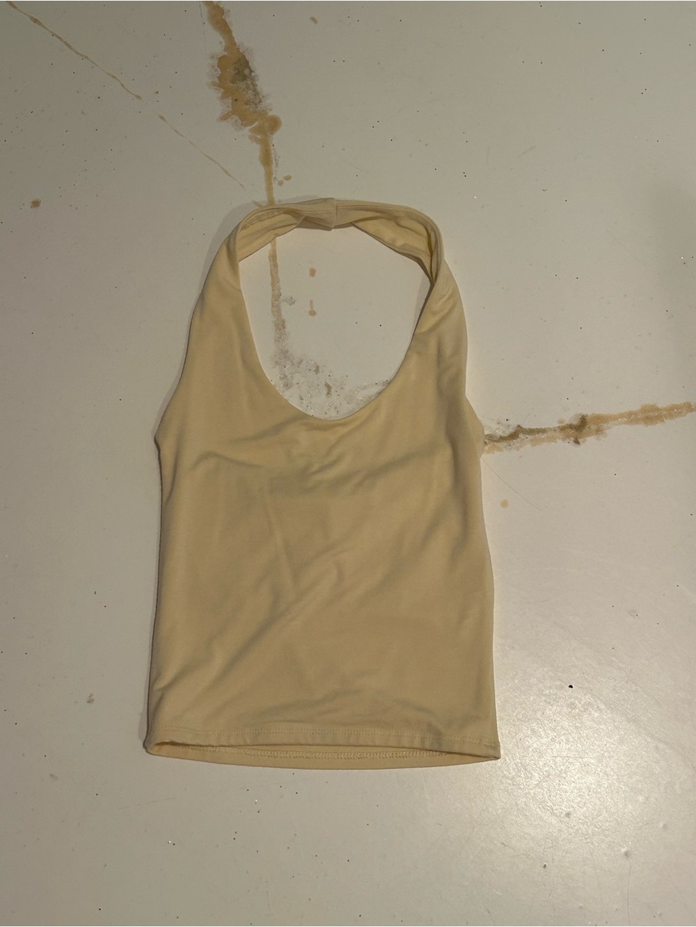 Butter Yellow Halter Top